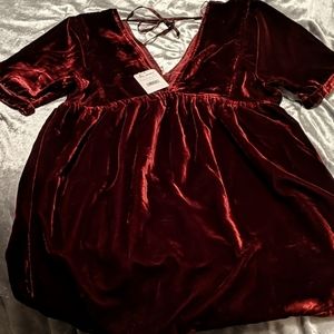 Free People velvet dress